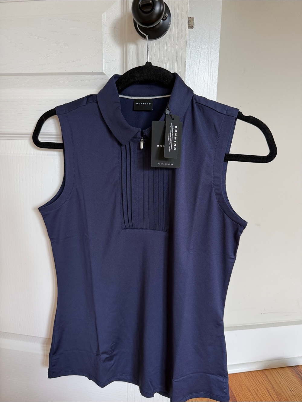 Dunning Golf FREYA JERSEY PERFORMANCE SLEEVELESS POLO